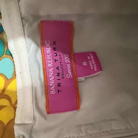 🔥TRINA TURK worn once GEO MOD COTTON DRESS SLEEVELESS BOHO SIZE 8 RETAIL $150 - Picture 13 of 13